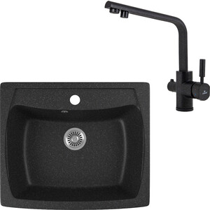 Кухонная мойка и смеситель GreenStone GRS-03-308 Kaiser Deco 40144-2 с сифоном, черная, GRS-03-308 Kaiser Deco 40144-2 с сифоном, черная
Кухонная мойка и смеситель GreenStone GRS-03-308 Kaiser Deco 40144-2 с сифоном, черная, GRS-03-308 Kaiser Deco 40144-2 с сифоном, черная