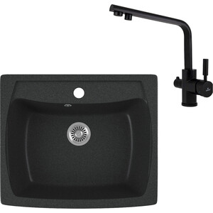Кухонная мойка и смеситель GreenStone GRS-03-343 Kaiser Decor 40144-9 с сифоном, антрацит, GRS-03-343 Kaiser Decor 40144-9 с сифоном, антрацит
Кухонная мойка и смеситель GreenStone GRS-03-343 Kaiser Decor 40144-9 с сифоном, антрацит, GRS-03-343 Kaiser Decor 40144-9 с сифоном, антрацит