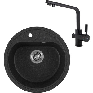 Кухонная мойка и смеситель GreenStone GRS-04-308 Kaiser Deco 40144-2 с сифоном, черная, GRS-04-308 Kaiser Deco 40144-2 с сифоном, черная
Кухонная мойка и смеситель GreenStone GRS-04-308 Kaiser Deco 40144-2 с сифоном, черная, GRS-04-308 Kaiser Deco 40144-2 с сифоном, черная