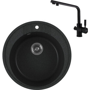 Кухонная мойка и смеситель GreenStone GRS-05s-343 Kaiser Decor 40144-9 с сифоном, антрацит, GRS-05s-343 Kaiser Decor 40144-9 с сифоном, антрацит
Кухонная мойка и смеситель GreenStone GRS-05s-343 Kaiser Decor 40144-9 с сифоном, антрацит, GRS-05s-343 Kaiser Decor 40144-9 с сифоном, антрацит