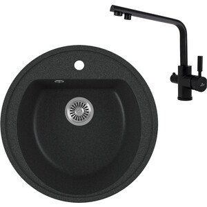 Кухонная мойка и смеситель GreenStone GRS-07-343 Kaiser Decor 40144-9 с сифоном, антрацит, GRS-07-343 Kaiser Decor 40144-9 с сифоном, антрацит
Кухонная мойка и смеситель GreenStone GRS-07-343 Kaiser Decor 40144-9 с сифоном, антрацит, GRS-07-343 Kaiser Decor 40144-9 с сифоном, антрацит