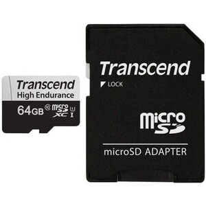 Карта памяти Transcend 64GB microSDXC Class 10 UHS-I U1, R100, W45MB/s without SD adapter (TS64GUSD350V)