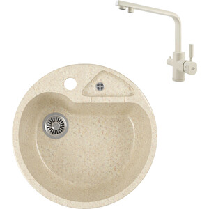 Кухонная мойка и смеситель GreenStone GRS-08K-328 Kaiser Decor 40144-11 с сифоном, бежевая, GRS-08K-328 Kaiser Decor 40144-11 с сифоном, бежевая
Кухонная мойка и смеситель GreenStone GRS-08K-328 Kaiser Decor 40144-11 с сифоном, бежевая, GRS-08K-328 Kaiser Decor 40144-11 с сифоном, бежевая