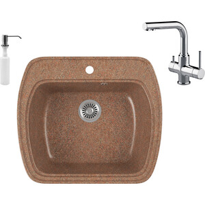 Кухонная мойка и смеситель GreenStone GRS-11-307 Lemark Comfort LM3061C с сифоном и дозатором, терракот, GRS-11-307 Lemark Comfort LM3061C с сифоном и дозатором, терракот
Кухонная мойка и смеситель GreenStone GRS-11-307 Lemark Comfort LM3061C с сифоном и дозатором, терракот, GRS-11-307 Lemark Comfort LM3061C с сифоном и дозатором, терракот