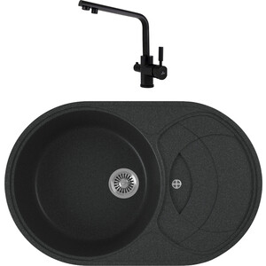 Кухонная мойка и смеситель GreenStone GRS-18S-343 Kaiser Decor 40144-9 с сифоном, антрацит, GRS-18S-343 Kaiser Decor 40144-9 с сифоном, антрацит
Кухонная мойка и смеситель GreenStone GRS-18S-343 Kaiser Decor 40144-9 с сифоном, антрацит, GRS-18S-343 Kaiser Decor 40144-9 с сифоном, антрацит