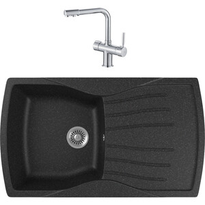Кухонная мойка и смеситель GreenStone GRS-22-308 Haiba HB70088 с сифоном, черная, GRS-22-308 Haiba HB70088 с сифоном, черная
Кухонная мойка и смеситель GreenStone GRS-22-308 Haiba HB70088 с сифоном, черная, GRS-22-308 Haiba HB70088 с сифоном, черная