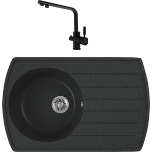 Кухонная мойка и смеситель GreenStone GRS-23-343 Kaiser Decor 40144-9 с сифоном, антрацит, GRS-23-343 Kaiser Decor 40144-9 с сифоном, антрацит
Кухонная мойка и смеситель GreenStone GRS-23-343 Kaiser Decor 40144-9 с сифоном, антрацит, GRS-23-343 Kaiser Decor 40144-9 с сифоном, антрацит