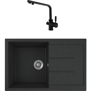 Кухонная мойка и смеситель GreenStone GRS-25-343 Kaiser Decor 40144-9 с сифоном, антрацит, GRS-25-343 Kaiser Decor 40144-9 с сифоном, антрацит
Кухонная мойка и смеситель GreenStone GRS-25-343 Kaiser Decor 40144-9 с сифоном, антрацит, GRS-25-343 Kaiser Decor 40144-9 с сифоном, антрацит
