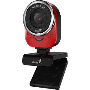 Веб-камера Genius QCam 6000, угол обзора 90гр по вертикали, вращение на 360 гр, встроенный микрофон, 1080P полный HD, 30 ка (32200002409)