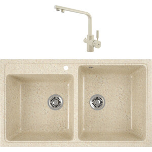 Кухонная мойка и смеситель GreenStone GRS-85k-328 Kaiser Decor 40144-11 с сифоном, бежевая, GRS-85k-328 Kaiser Decor 40144-11 с сифоном, бежевая
Кухонная мойка и смеситель GreenStone GRS-85k-328 Kaiser Decor 40144-11 с сифоном, бежевая, GRS-85k-328 Kaiser Decor 40144-11 с сифоном, бежевая