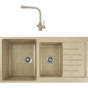 Кухонная мойка и смеситель GreenStone GRS-98k-302 Kaiser Merkur 26044-16 с сифоном, песочный, GRS-98k-302 Kaiser Merkur 26044-16 с сифоном, песочный
Кухонная мойка и смеситель GreenStone GRS-98k-302 Kaiser Merkur 26044-16 с сифоном, песочный, GRS-98k-302 Kaiser Merkur 26044-16 с сифоном, песочный