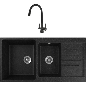 Кухонная мойка и смеситель GreenStone GRS-98k-308 Lemark Comfort LM3075BL с сифоном, черная, GRS-98k-308 Lemark Comfort LM3075BL с сифоном, черная
Кухонная мойка и смеситель GreenStone GRS-98k-308 Lemark Comfort LM3075BL с сифоном, черная, GRS-98k-308 Lemark Comfort LM3075BL с сифоном, черная