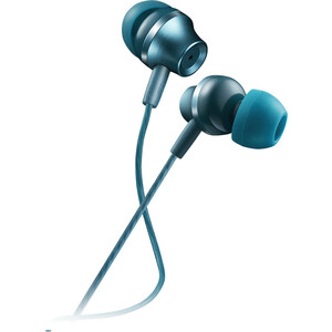 Гарнитура Canyon SEP-3 Stereo earphones with microphone, metallic shell, cable length 1.2m, Blue-green, 22*12.6mm, 0.012kg (CNS-CEP3BG)