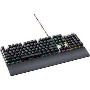 Клавиатура Canyon Wired Gaming Keyboard,Black 104 mechanical switches,60 million times key life, 22 types of lights,Removable (CND-SKB7-RU)
