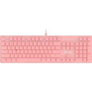 Клавиатура A4Tech Bloody B800 Dual Color механическая розовый/белый USB for gamer LED (B800 PINK)