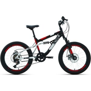 фото Велосипед altair mtb fs 20 d (2022) 14 черный/красный