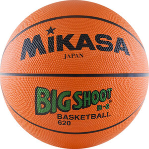 фото Мяч баскетбольный mikasa 620 р. 6, резина, оранжево-черный