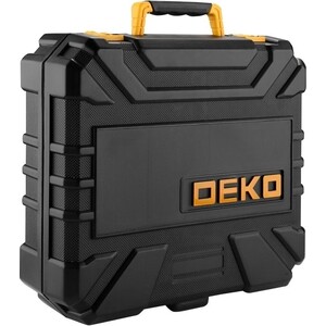 Аккумуляторная дрель-шуруповерт Deko DKCD20FU-Li с набор инструментов, 104 предмета, 1х2.0Ач