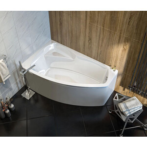 Акриловая ванна BAS Камея Pro 150х90 левая, с каркасом, без гидромассажа (В А0117)