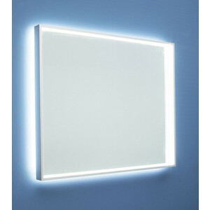 Зеркало De Aqua Алюминиум LED 100х75 с подсветкой, серебро (261697)