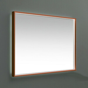 Зеркало De Aqua Алюминиум LED 120х75 с подсветкой, медь (261712)