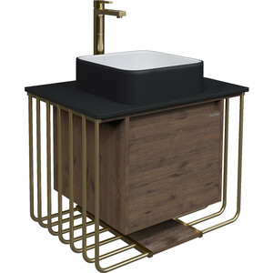 Мебель для ванной Grossman Винтаж 70х50 GR-4042BW, веллингтон/золото