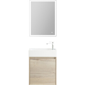 Мебель для ванной BelBagno Kraft Mini 50 правая, Rovere Galifax Bianco