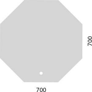 Зеркало Corozo Каре 70х70 V сенсор (SD-00000962)