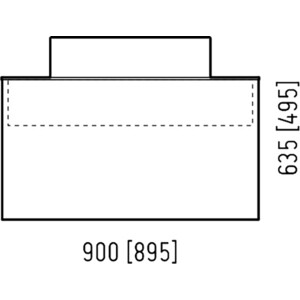 Тумба с раковиной Corozo Рино 90х52 белый (SD-00001228, SD-00001229)