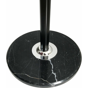 Вешалка-стойка Brabix Cr-8342 на мраморном диске, металл, 5+4 крючка, цвет черный (606439)