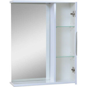 Зеркало-шкаф Emmy Милли 55х70 универсальный, белый (mel55unbel)