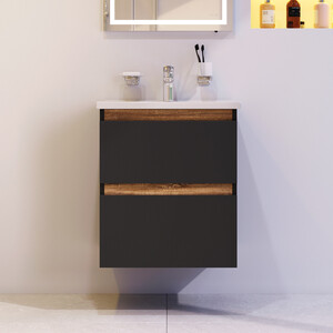 Мебель для ванной Am.Pm X-Joy 55х45 черная матовая