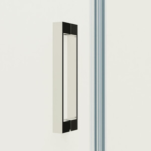Душевая дверь Vincea Extra 90-100х200 прозрачная, черный (VDP-1E9010CLB)