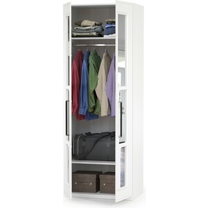 Шкаф для одежды Моби Валенсия 13.329 Шкаф для одежды, белый шагрень/белый шагрень (1024411)