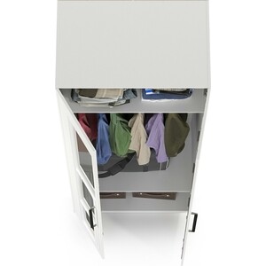 Шкаф для одежды Моби Валенсия 13.329 Шкаф для одежды, белый шагрень/белый шагрень (1024411)