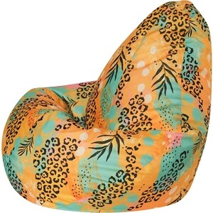 Кресло-мешок DreamBag Груша Леопард L 100х70