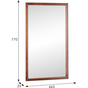 Зеркало Мебелик Артемида 77х46, средне-коричневый (П0006168)