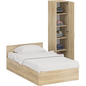 Комплект мебели СВК Стандарт кровать 120х200, пенал 45х52х200, дуб сонома (1024335)
