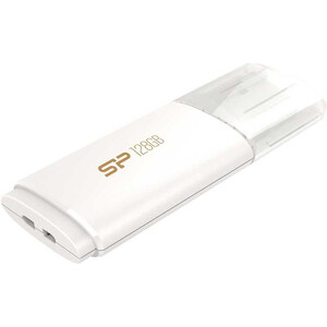 Флеш Диск Silicon Power 128Gb Blaze B06 SP128GBUF3B06V1W USB3.0 белый