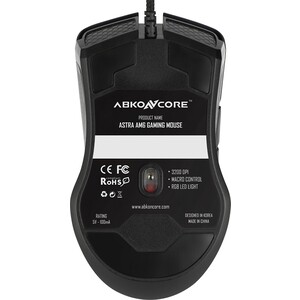 Мышь игровая Abkoncore ASTRA AM6, черная