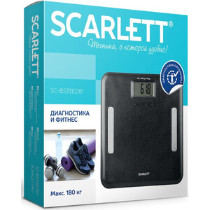 Весы напольные Scarlett SC-BS33ED81 черный