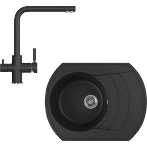Кухонная мойка и смеситель GreenStone GRS-65-308, GS-005-308 черный, GRS-65-308, GS-005-308 черный
Кухонная мойка и смеситель GreenStone GRS-65-308, GS-005-308 черный, GRS-65-308, GS-005-308 черный