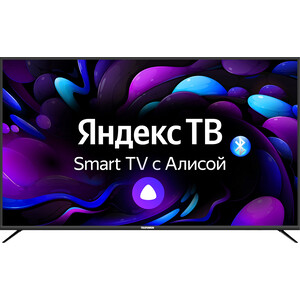 фото Телевизор telefunken tf-led65s03t2su яндекс.тв черный