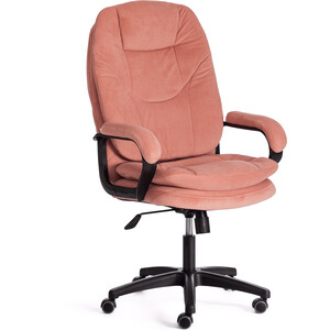 фото Кресло tetchair кресло comfort lt (22) флок , розовый, 137
