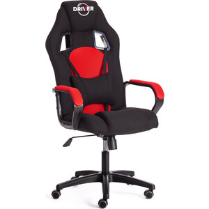 Кресло TetChair Driver (22) ткань, черный/красный 2603/TW-08