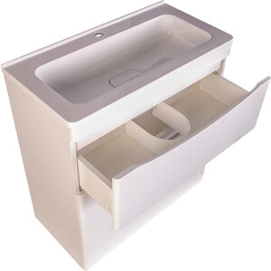Мебель для ванной Style line Бергамо мини 70х35 Люкс Plus напольная, белая