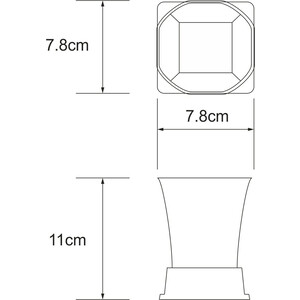 Стакан для ванной Wasserkraft Amper черный (K-5428BLACK)