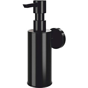 Дозатор для жидкого мыла Wasserkraft антивандальный, черный (K-1399BLACK)