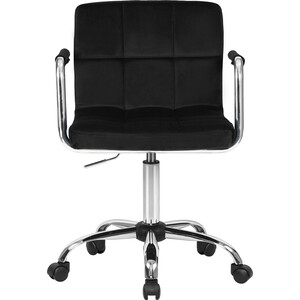 фото Офисное кресло для персонала dobrin terry lm-9400 черный велюр (mj9-101)