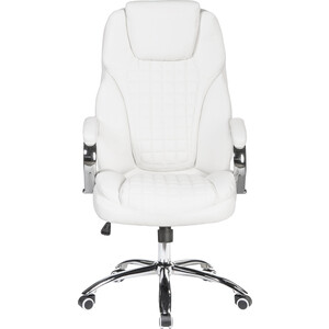 фото Офисное кресло для руководителей dobrin chester lmr-114b белый